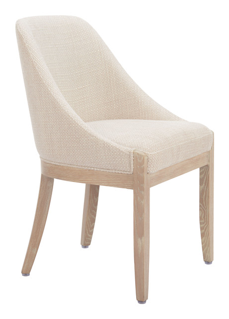 Zuo Modern Calmo Dining Chair Beige