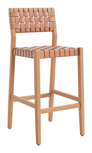 Zuo Modern Mizuya Barstool Brown