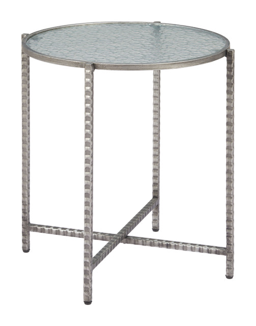 Zuo Modern Vetro Side Table Silver