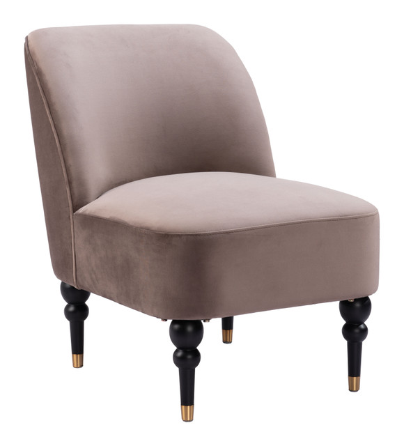 Zuo Modern Bintulu Accent Chair Taupe