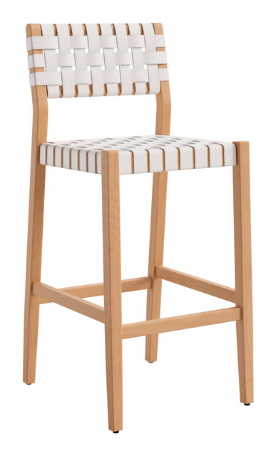Zuo Modern Mizuya Barstool White