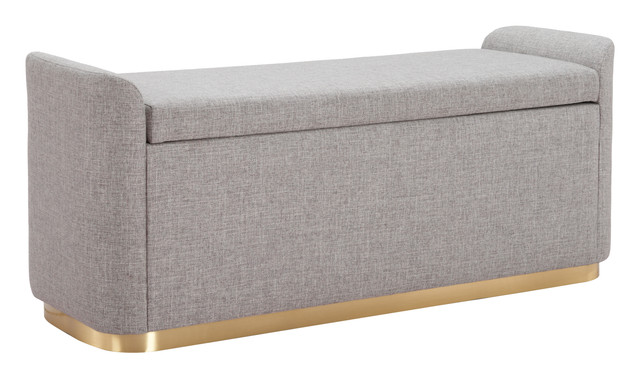 Zuo Modern Dobo Storage Bench Gray