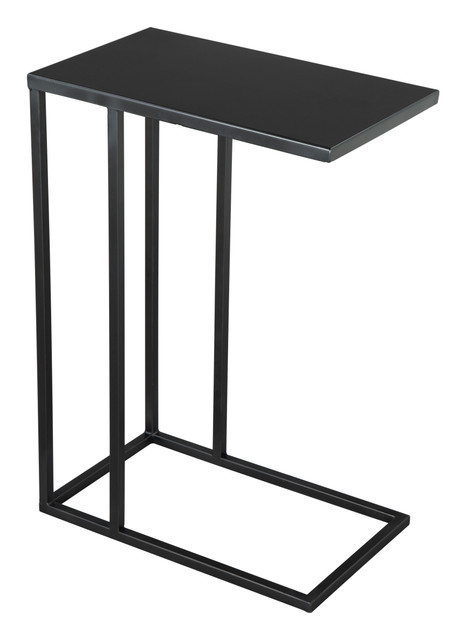 Zuo Modern Atom Side Table Black