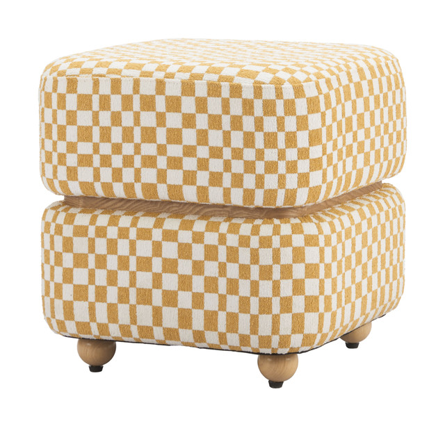 Zuo Modern Haki Ottoman Multicolor