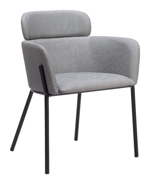 Zuo Modern Bremor Dining Chair (Set of 2) Slate Gray