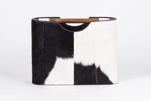 Go Home Ltd - Encino Hide Magazine Rack