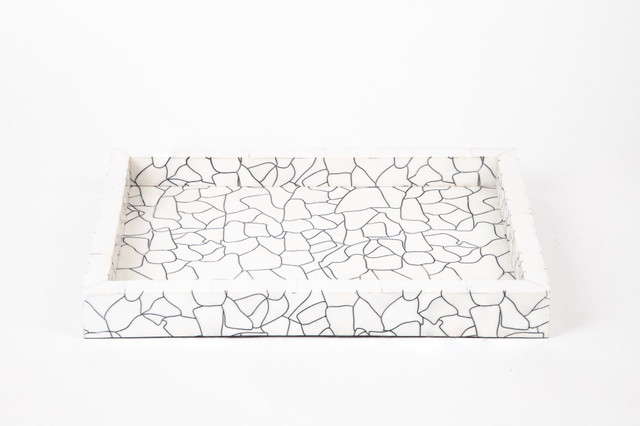 Go Home Ltd - Pearl Trays Set of 2 