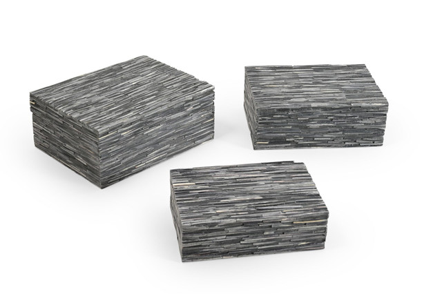 Go Home Ltd - Mira Grey Box Set of 3