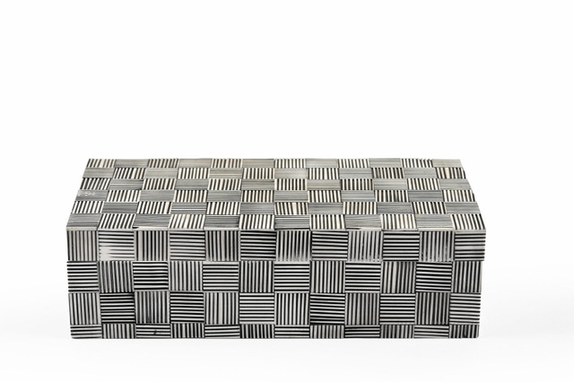 Go Home Ltd - White Stripe Box Set of 2