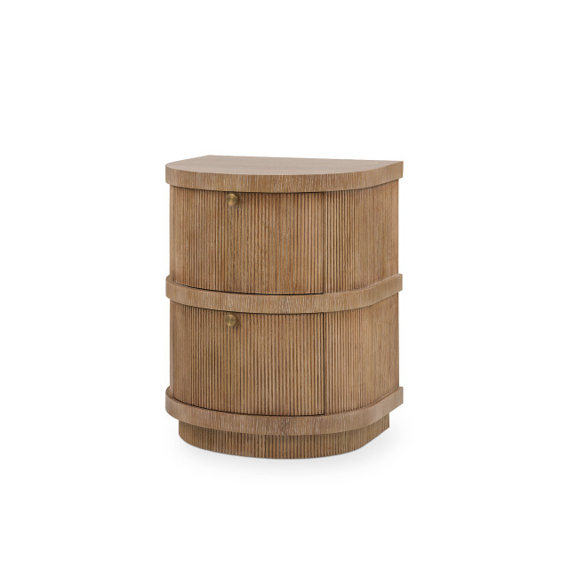 Villa & House - Atlas 2-Drawer Side Table, Soft Glow Oak