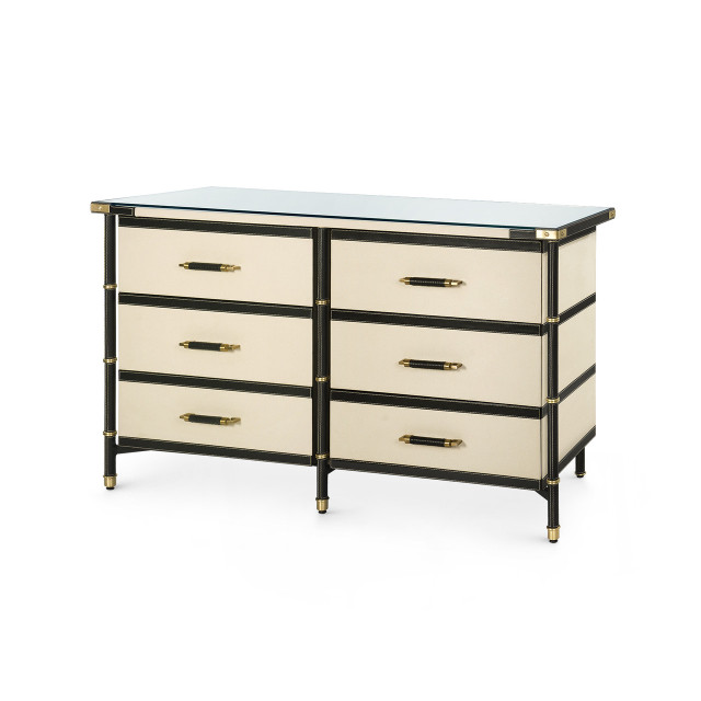 Villa & House - Toulon 6-Drawer, Black
