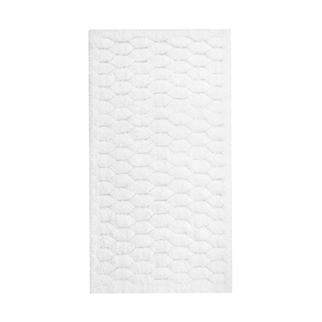 White Riva Bath Rug by Graccioza