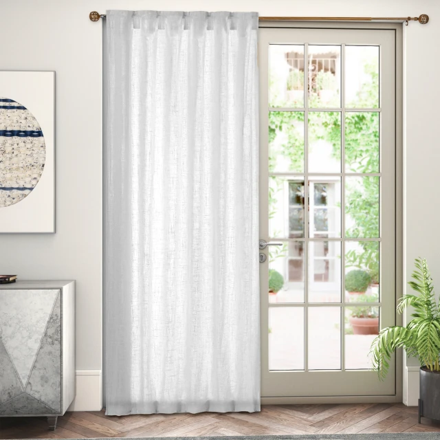 Cloud9 Design Elana Linen Ivory Silver Panel