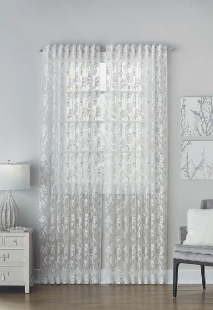 Cloud9 Design Bella White Sheer Panel