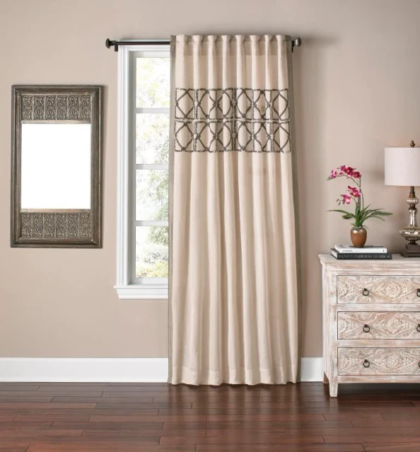 Cloud9 Design Ory Wheat Colored Cotton Linen Panel