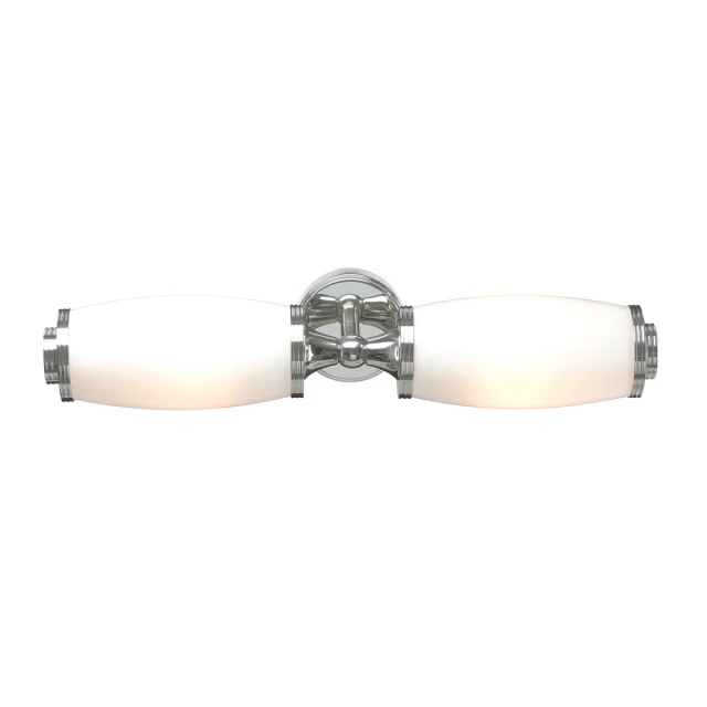 Lucas + McKearn Eliot 2 Light Bath Light in Polished Chrome