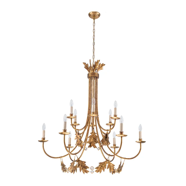 Lucas + McKearn Sweet Olive 12 Light Chandelier 