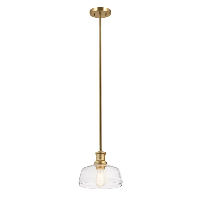 Lucas + McKearn Nottinghill 1 Light Duo-Mount Pendant - Brass
