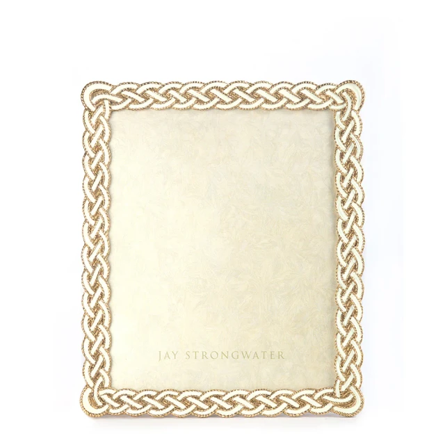 Jay Strongwater Liam Braided 8" x 10" Picture Frame