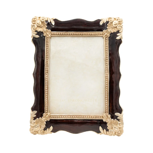Jay Strongwater Heather Safari 5" x 7" Picture Frame