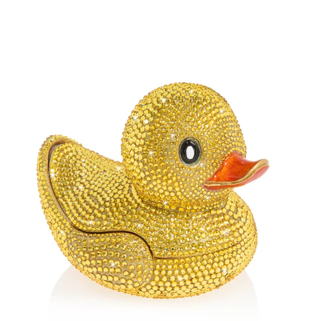 Jay Strongwater Ernie Pave Rubber Ducky Box