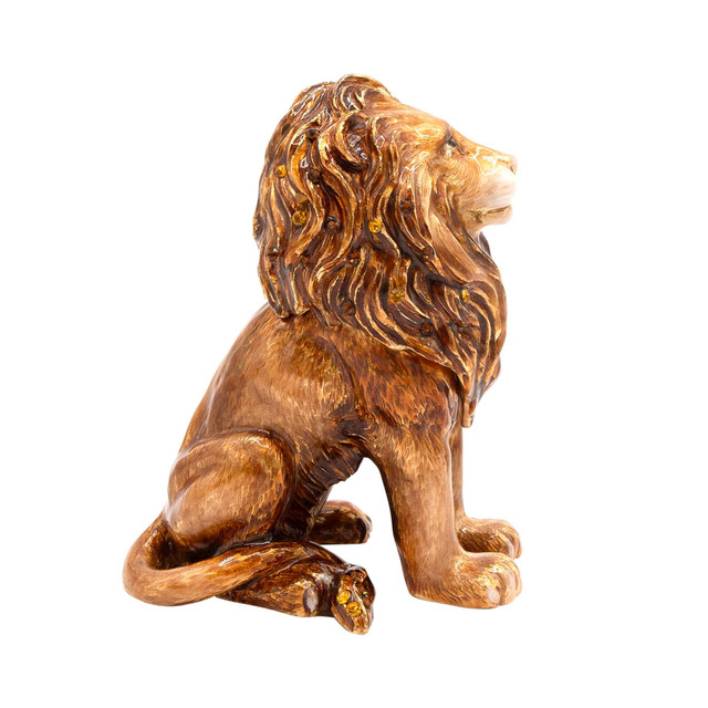 Jay Strongwater Mira Majestic Lion Box