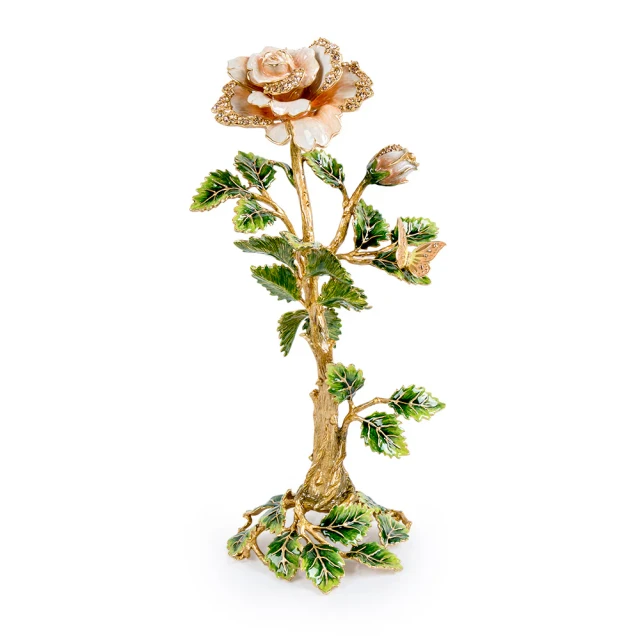 Jay Strongwater Eternity Rose Objet