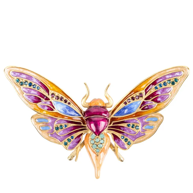 Jay Strongwater Rosey Moth Objet