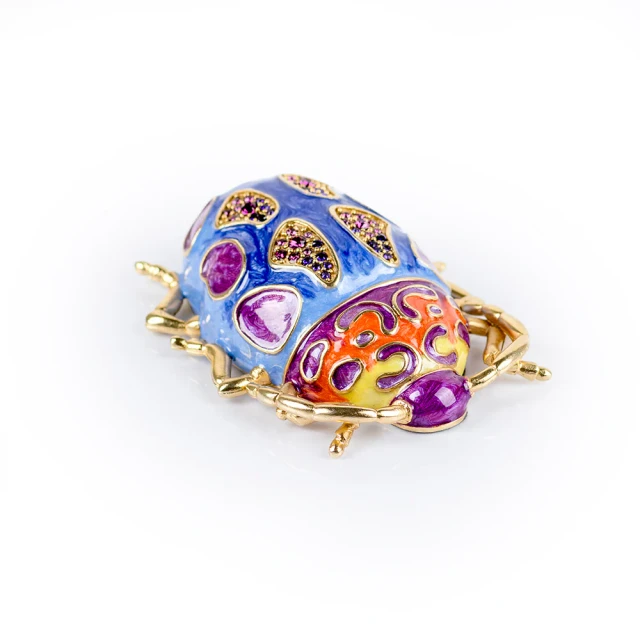 Jay Strongwater Celo Beetle Objet