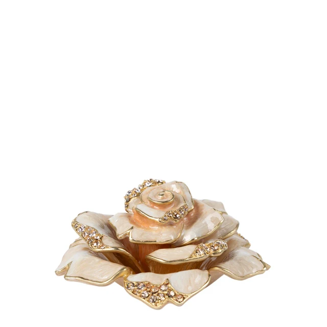 Jay Strongwater Rosie Rose Table Objet - Boudoir