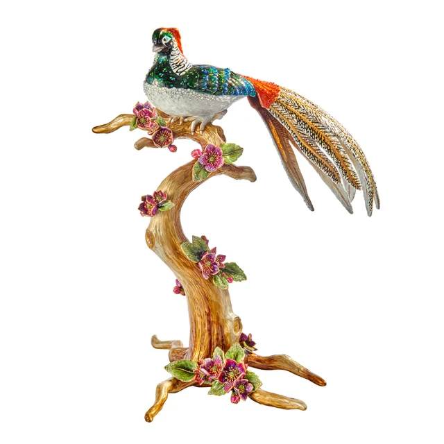 Jay Strongwater Ethan Pheasant Objet