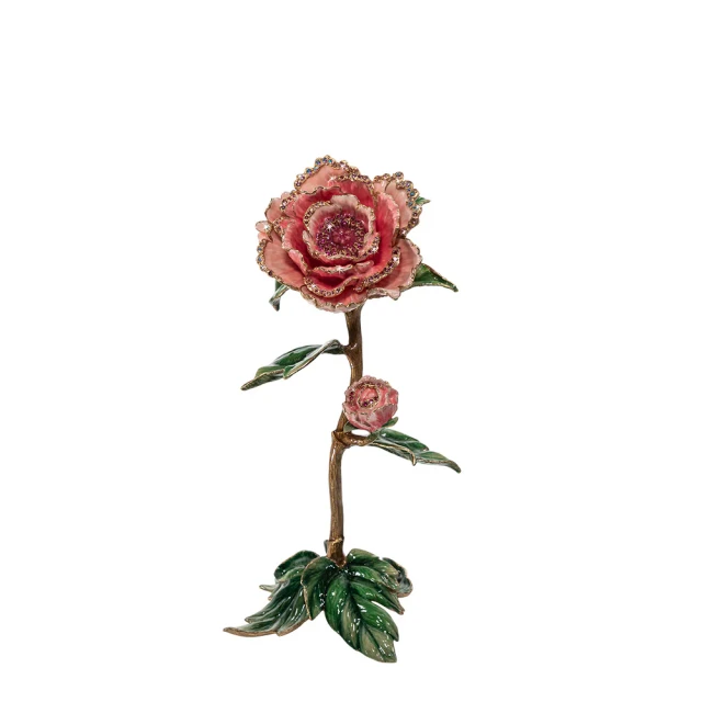 Jay Strongwater Kora Peony Objet