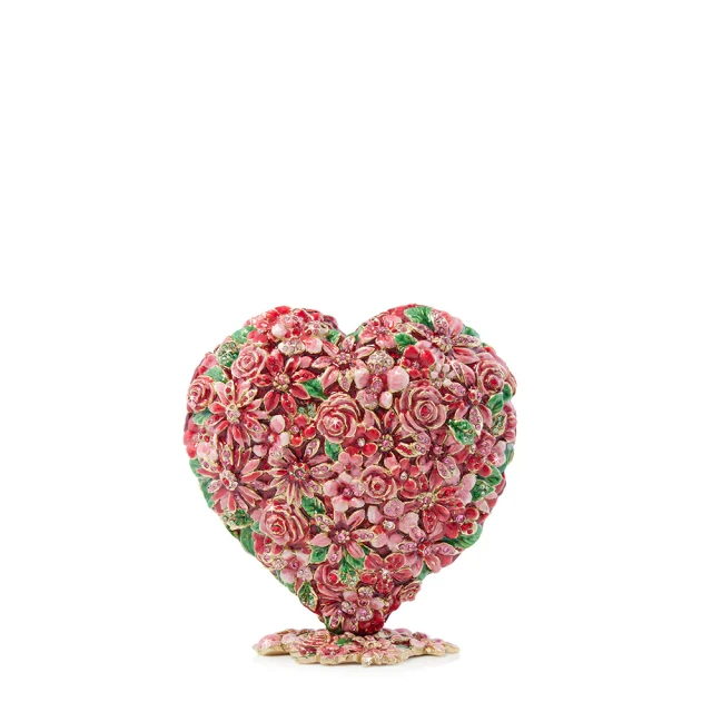 Jay Strongwater Chloe Floral Heart Obje