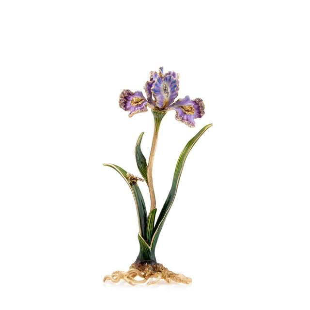 Jay Strongwater Vincent Iris Objet
