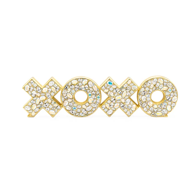 Jay Strongwater Avery XOXO Objet in Opal
