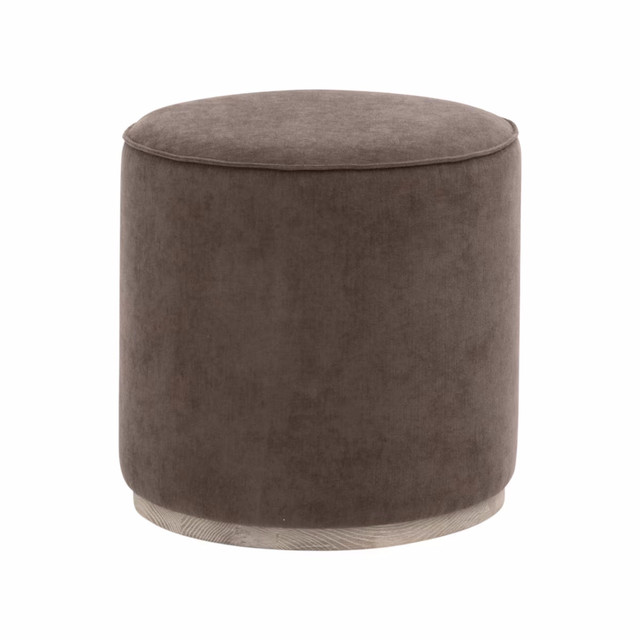 Essentials For Living - Vale Accent Ottoman in Performance Mulberry, Natural Gray Ash