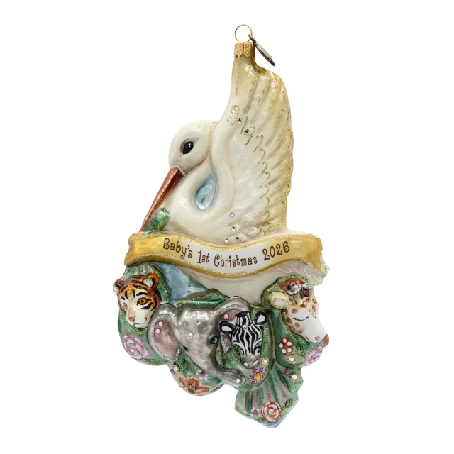 Jay Strongwater 2026 Annual Baby Ornament