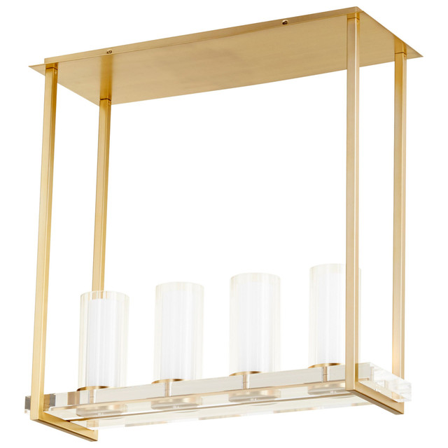 Cyan Design Orion Pendant Small in Aged Brass