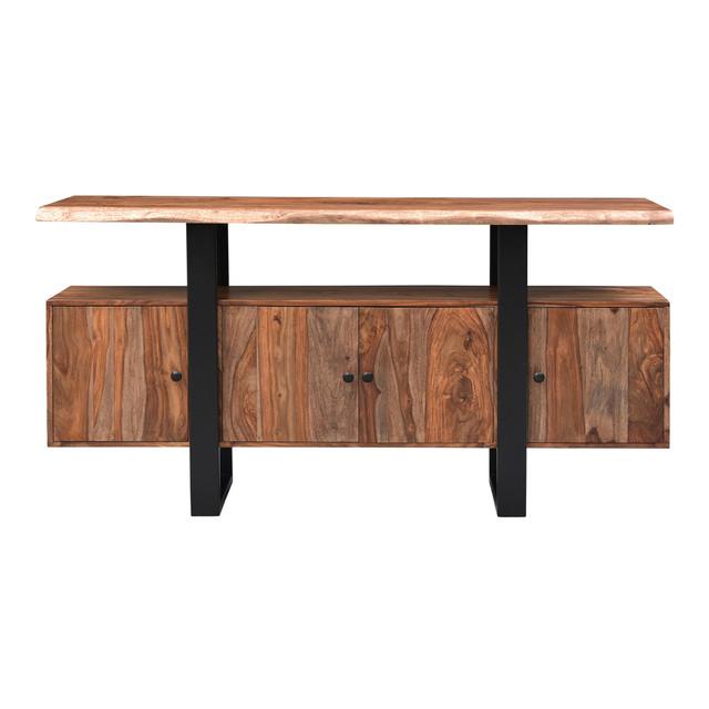 World Interiors - Acres 63" Media Cabinet in Brownstone