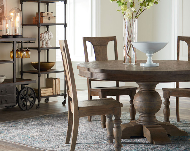 World Interiors - Chatham Downs Dining Chairs in Weathered Teak