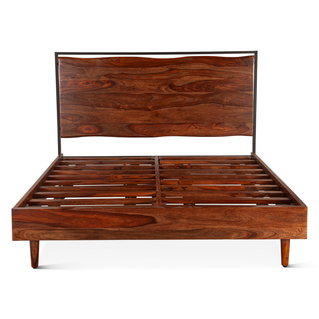 World Interiors - Elliston Queen Bed in Sheesham with Natural Finish