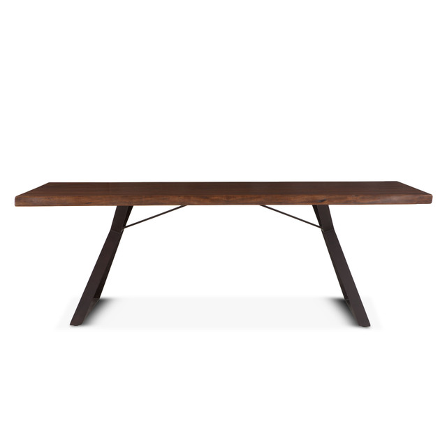 World Interiors - Nottingham 80" Dining Table with Walnut Finish