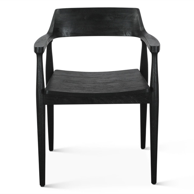 World Interiors - Oxford Dining Chair with Black Finish