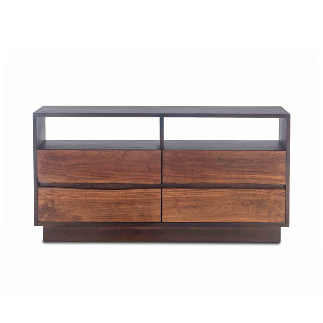 World Interiors - Palermo Dresser in Acacia with Raw Walnut Finish
