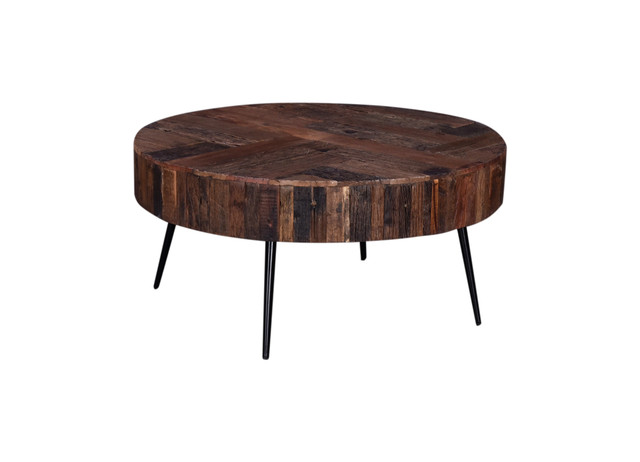 World Interiors - Palm Desert Modern Reclaimed Wood Coffee Table