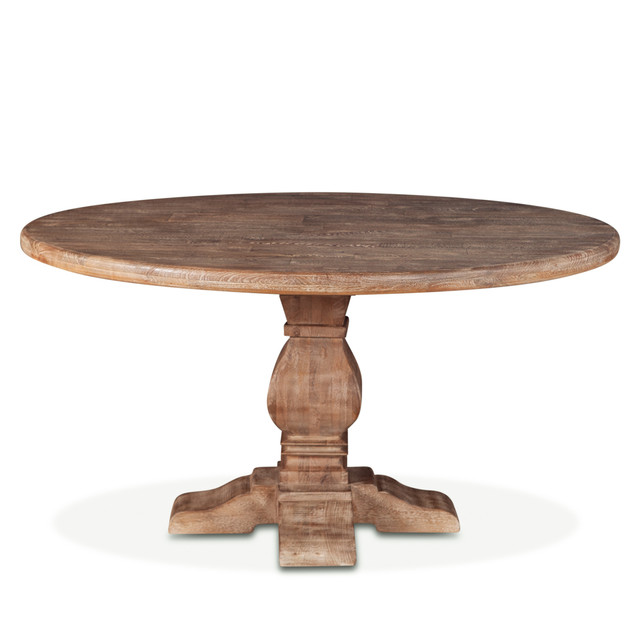 World Interiors - Pengrove 54" Round Dining Table in Antique Oak Finish