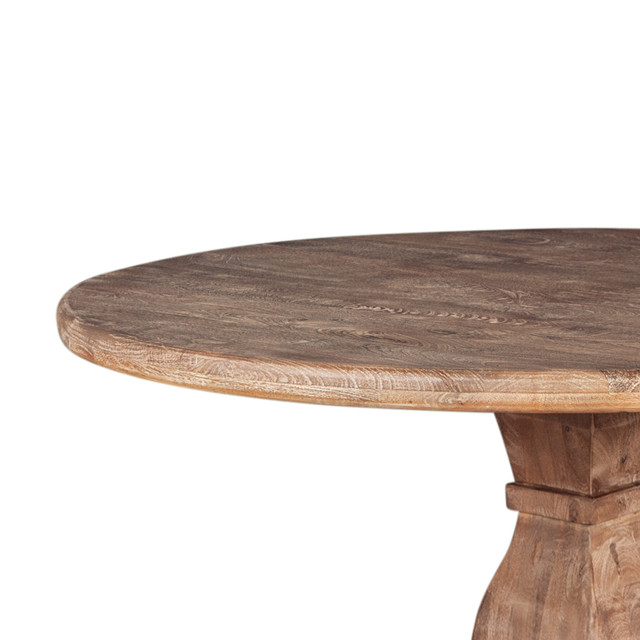 World Interiors - Pengrove 48" Round Gathering Table in Antique Oak
