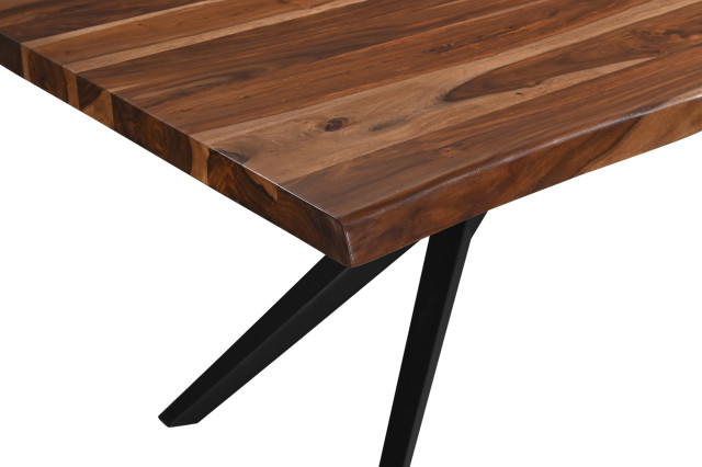 World Interiors - Rosewood 94" Dining Table in Natural Sheesham