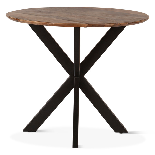 World Interiors - Santa Margherita 42" Round Gathering Table in Natural Finish