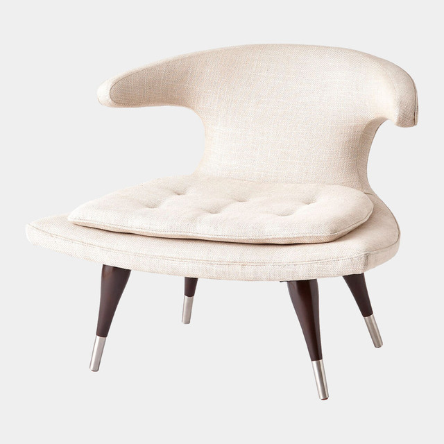 Global Views Anvil Lounge Chair - Windsor Woven